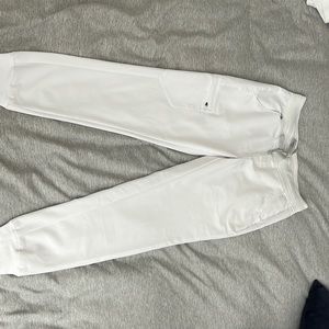 FIG Clothing Zamora Jogger Scrub Pants in White